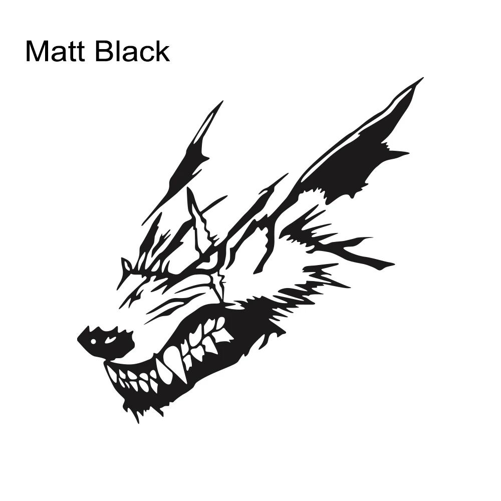 Car Stickers Wolf Head Pattern Vinyl Decal Waterproof Personalized Art Sticker Body Window Door Auto Exterior Decor Accessories