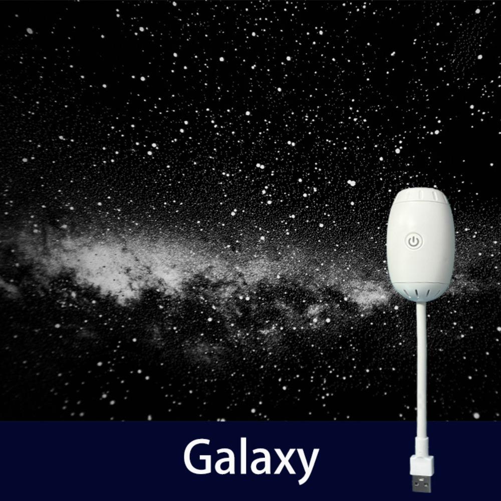 Large Range Projection Galaxy Projector Adjustable Focus USB Night Light  Home Gaming Decor