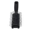 Detangling Hair Brush ABS Anti Static Non Slip Vented Massage Hair Brush with Hanging Hole for Hair CareBlack