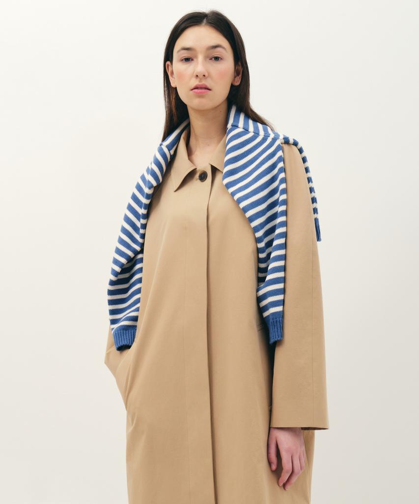 JUN BY JUN K Raglan Sleeve Coat Dress_Beige