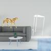 Golden Acrylic Cheetah Tabletop Sculpture Centerpiece Minimalist Bedside Cabinet Ornament for Office