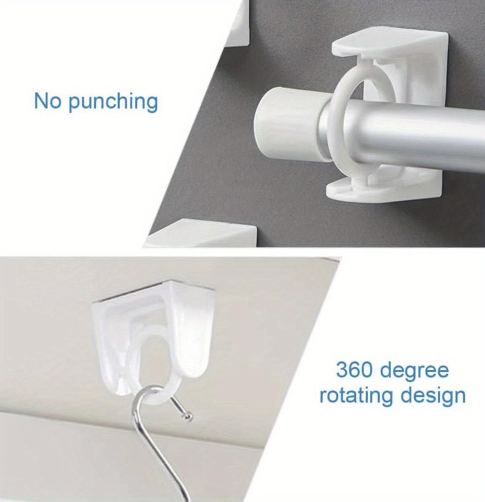 2-Piece Adjustable Rotating Ring Bracket  Free Rotation for Easy Access | Rotating Bracket / Home Installation