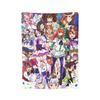 Uma Musume Pretty Derby Blanket Fleece Textile Decor Animals Anime Portable Ultra-Soft Throw Blankets for Sofa Bedroom Quilt