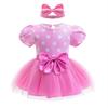 Fantasia Romper Anna Sofia Tutu Dress Headband Princess Aurora Alice Clothes Dress Halloween Party Costumes Outfit