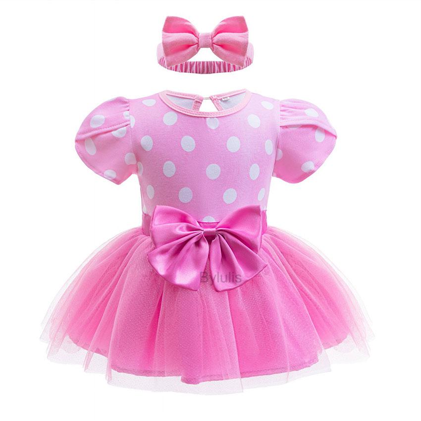 Fantasia Romper Anna Sofia Tutu Dress Headband Princess Aurora Alice Clothes Dress Halloween Party Costumes Outfit