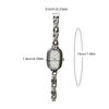 Simple Slim Square Chain Steel Band Quartz Watch Women Fashion Exquisite Ladies Wristwatch Elegant Female Clock relogio feminino