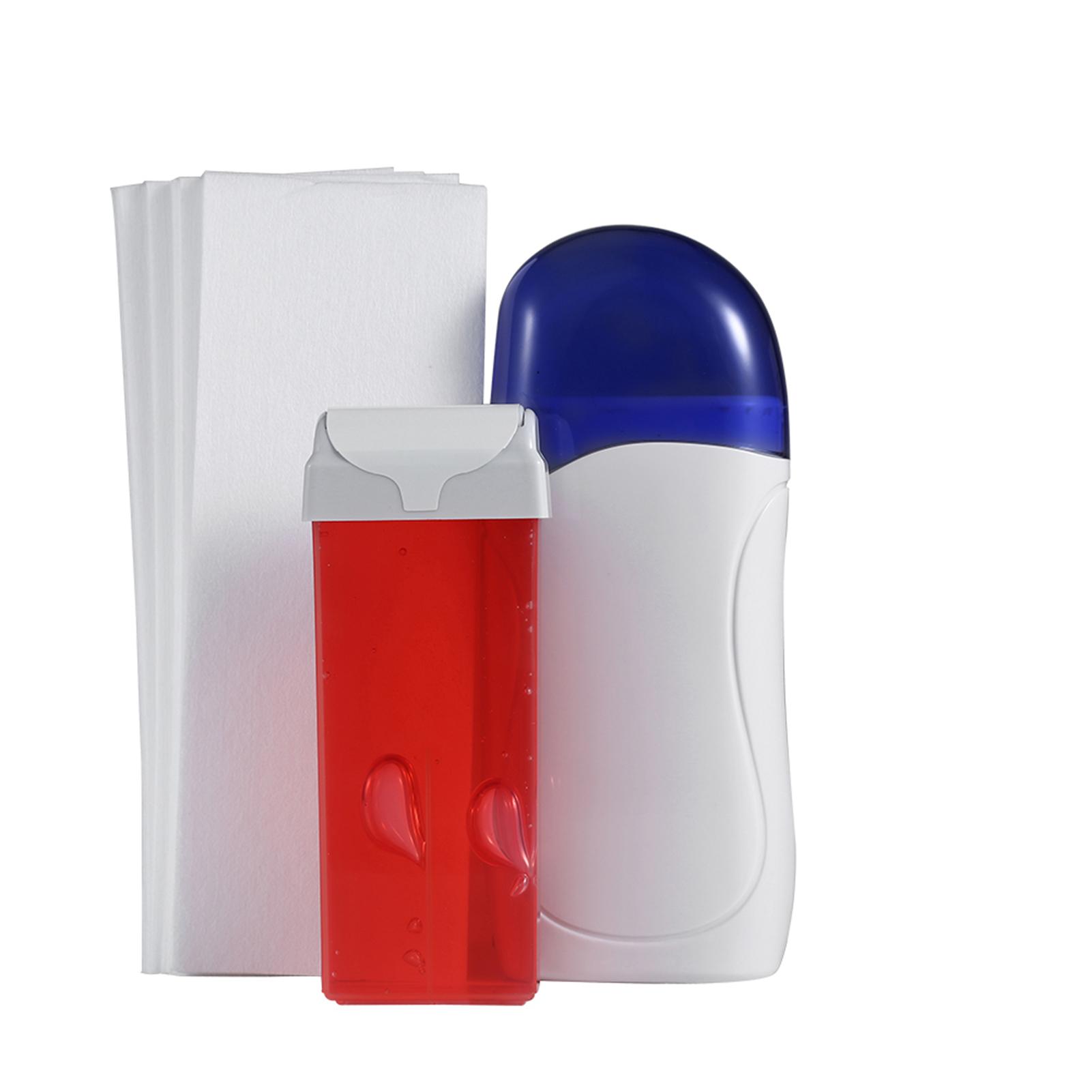 

Salon Hair Removal Machine Set Wax Heater Warmer Wax Cartridge Depilatory Paper Epilator Rose Scent