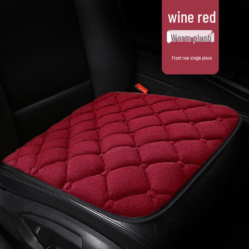 Winter Heated Wool Car Seat Cushion for Drivers
