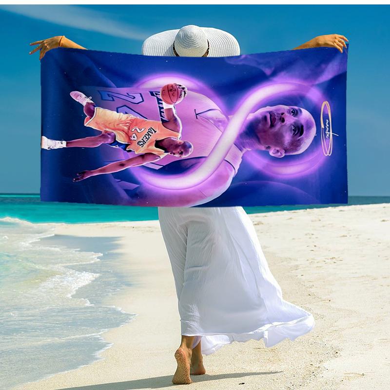 Great Basketball Player Fashion Beach Towel: Ideal for Summer Adventures Soft, Absorbent and Quick Drying Suitable for Swimming and Bathing
