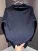 2025 Men's Long-Sleeve Fleece Patchwork Round Neck Casual Sweatshirt