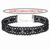 6Pcs/Set Vintage Style Gothic Elastic Necklace Adjustable Punk Necklace Fashion Lace Chokers  Daily