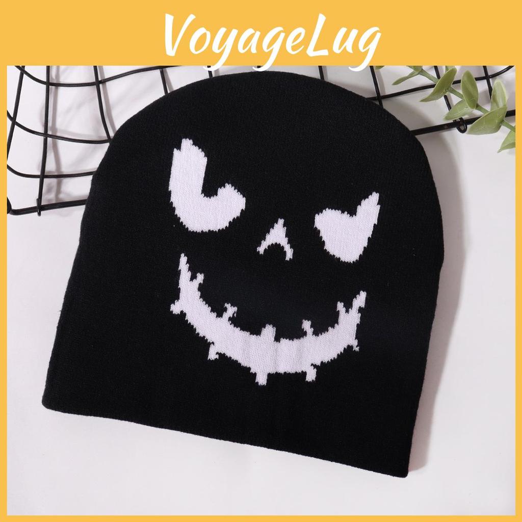 Halloween Pumpkin Skull Hat With Warmth For Youth Streetwear And Gifts