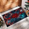 Tappeto in Flanella Stampato Manchester United Antiscivolo Morbido Poliestere Tappeto per Pavimento Tappetino Decorativo per Interni per Camera da Letto Soggiorno Divano