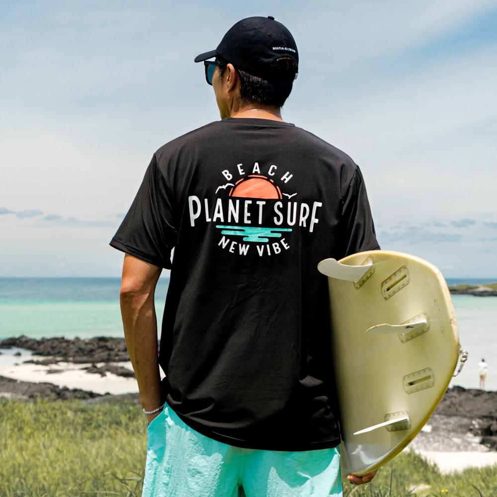 Peullaenisseopeu Men'S Loose Fit Rash Guard Ps046Bumt