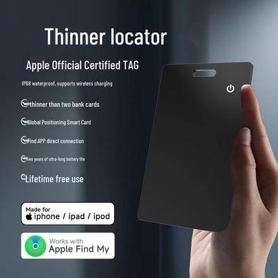 IP67 Waterproof Ultra-thin Wireless Charging Card Wallet & Anti-lost Device Backpack K2
