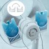 3D Printed Fan Ice Pack Holder Kit- 2 Holders+ 1 Hook, Holds 2 Ice Packs, Summer Cooling Accessory For Stand Fan