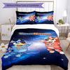 Bluey 45 Customize Your Name Bedding Set Breathable Duvet Cover with Pillowcases Home Decoration Birthday Gift
