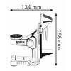Accessoire de mise à niveau Bosch Professionnal BM1, solution universelle pour tous les lasers lignes - 0601015A01