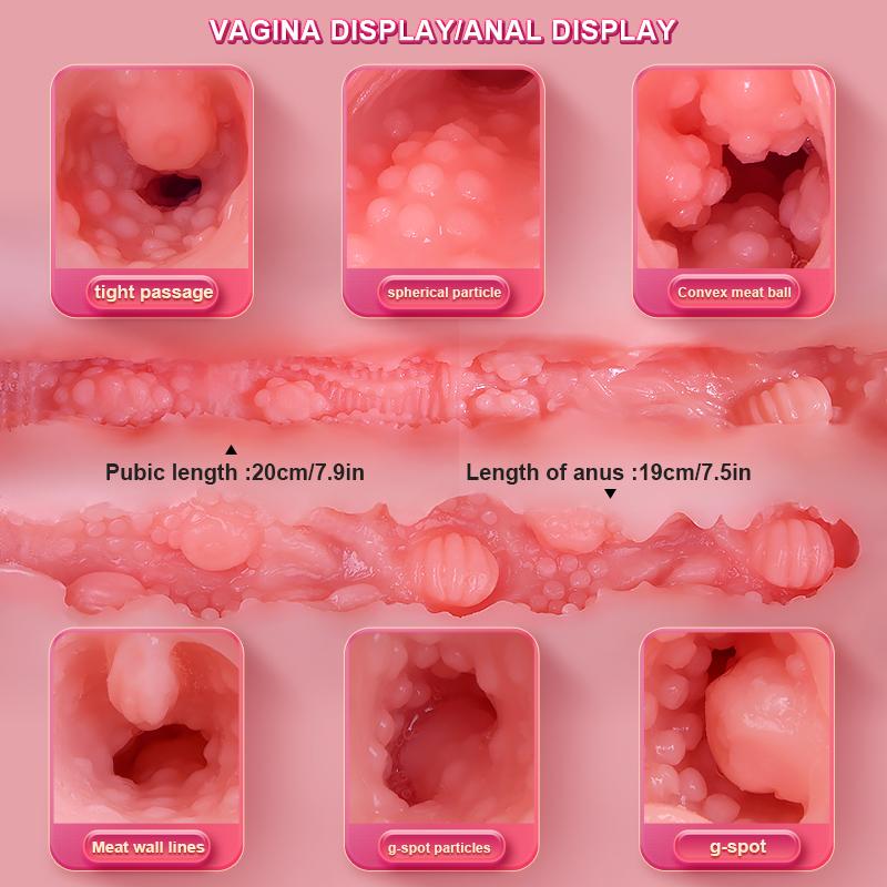 110cm*20.5kg Adult Sex Toys for Men Real 3D Silicone Sex Doll Sex Toys for Adult Big Ass Adult Sexy Love Doll Realistic Vagina Anal Sexy Ass