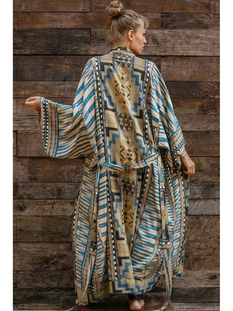 Black & White Tie-Dye Cardigan Beach Dress & Swimsuit Cover-Up