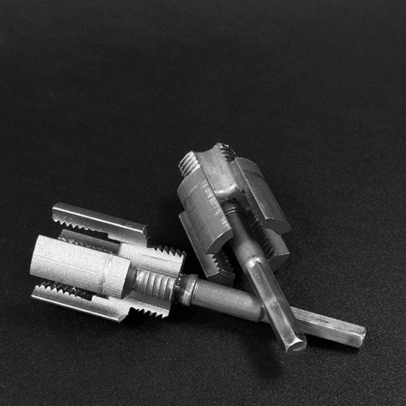 PVC Thread Maker Tool 1/2inch 3/4inch PVC Pipe Threading Dies Plumbing Tool for Professional Cutting Pipe Threaders