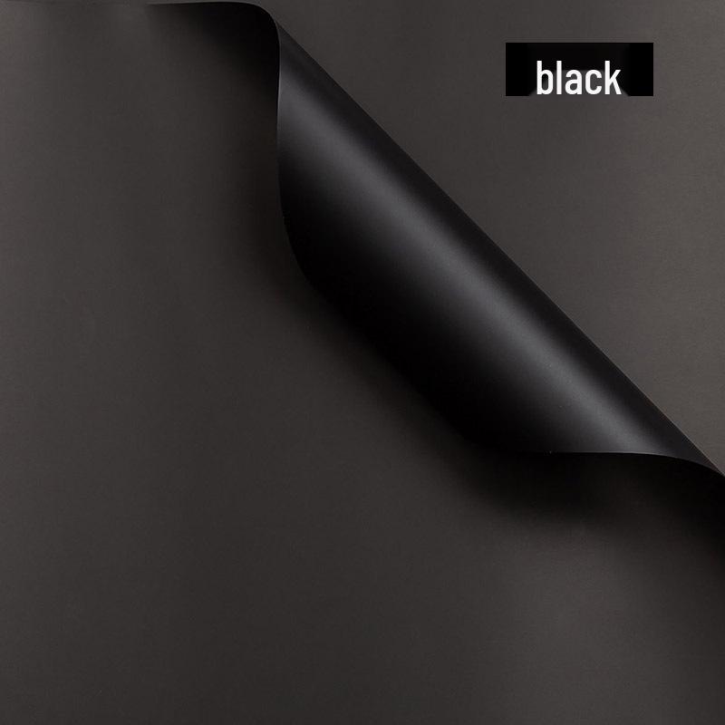 Translucent Waterproof Matte Paper for Florist Bouquets - Korean Solid Color Flower Packaging