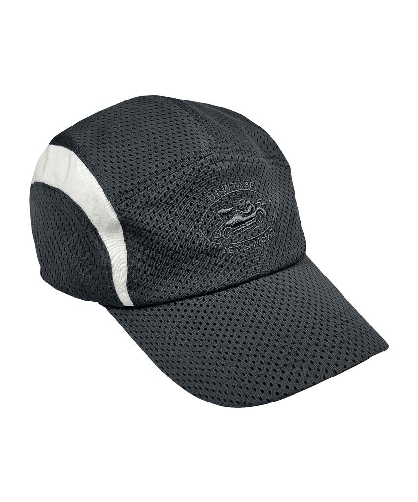 Nyuteib Track Mesh Big Size Camp Cap - Smoke