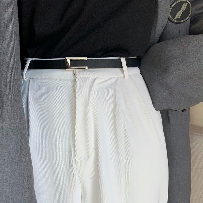 Womens Stylish Black Belt With Minimalist Design And Smooth Buckle For Effortless Fashion Statements