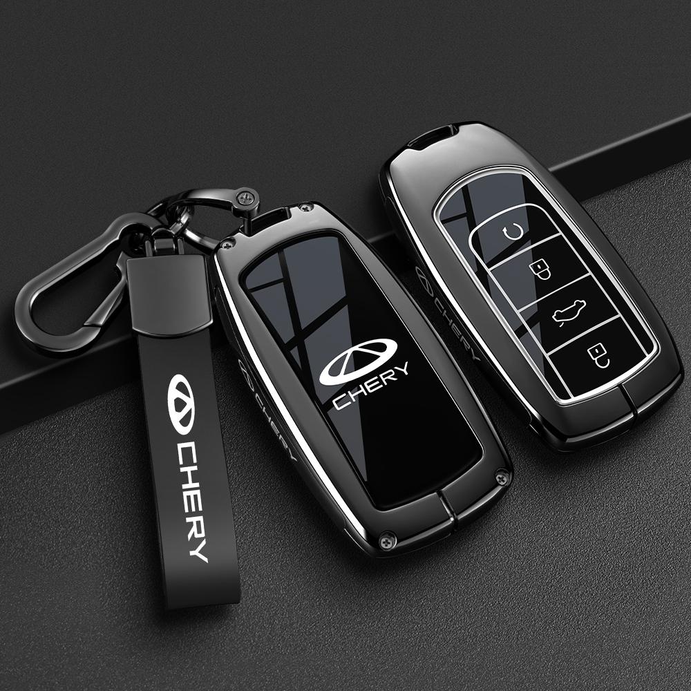 Interior Mouldings Car Key Case Bag For Chery Omoda 5 C5 Tigo 7 8 Pro Max Tigo 7 8 Plus Keychain Protective Cover Smart Remote K