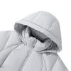 New Adidas Down Jacket Women's Concrete Gray JJ3551
