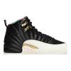 Air Jordan 12 Retro Grade School 'Chinese New Year' 2019 (Unisex) Black / Sail-Metallic Gold-True Red Kids' Basketball Shoes BQ6497 006