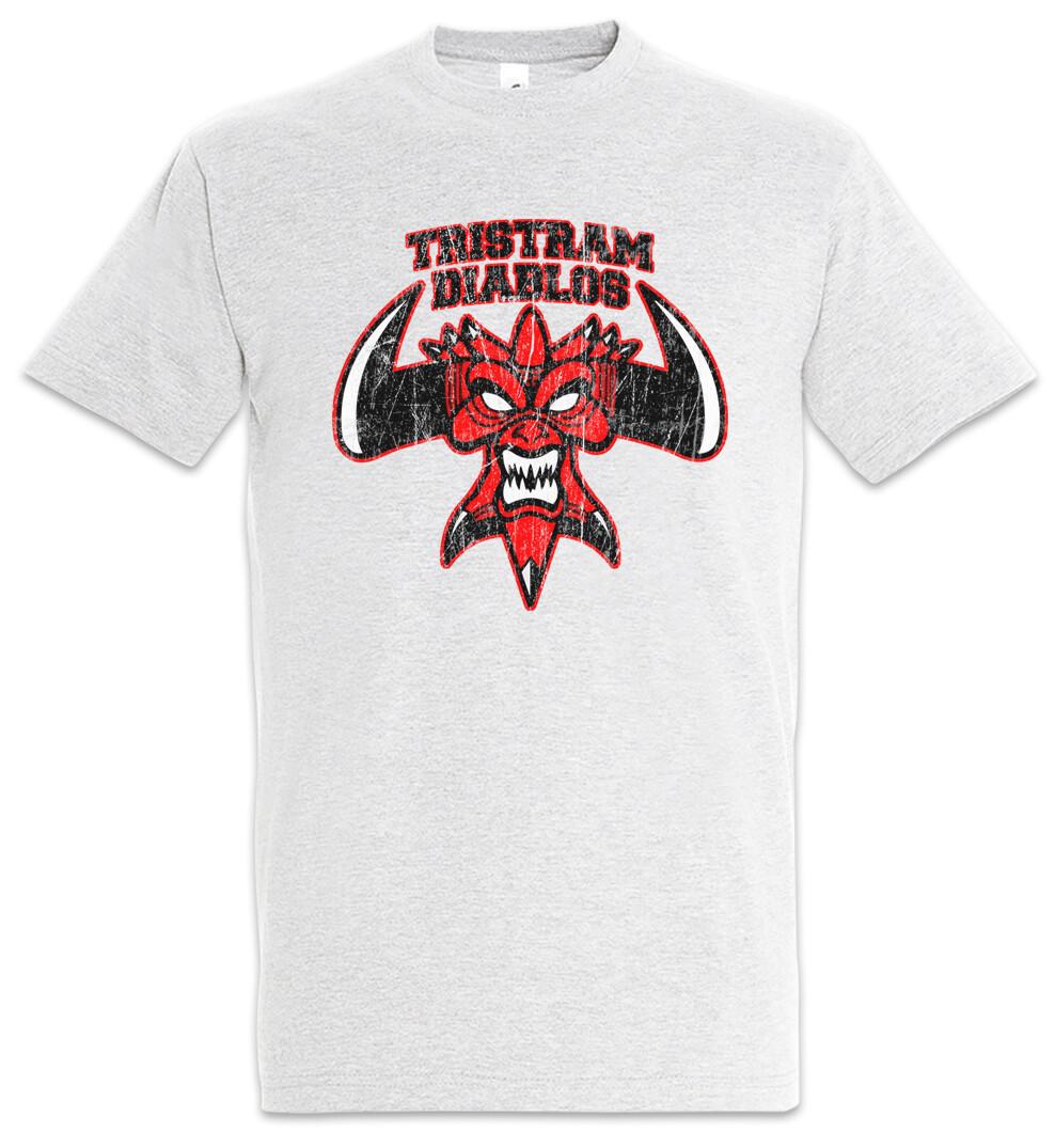Tristram Diablos T-Shirt Diablo Gaming Geek Nerd Fun Game Village Symbol Sign XL