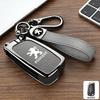 Mode Legierung Leder Auto Klappschlüsselanhänger Hülle Für 3008 308 408 407 5008 Schutzhülle Tasche Schlüsselanhänger Zubehör
