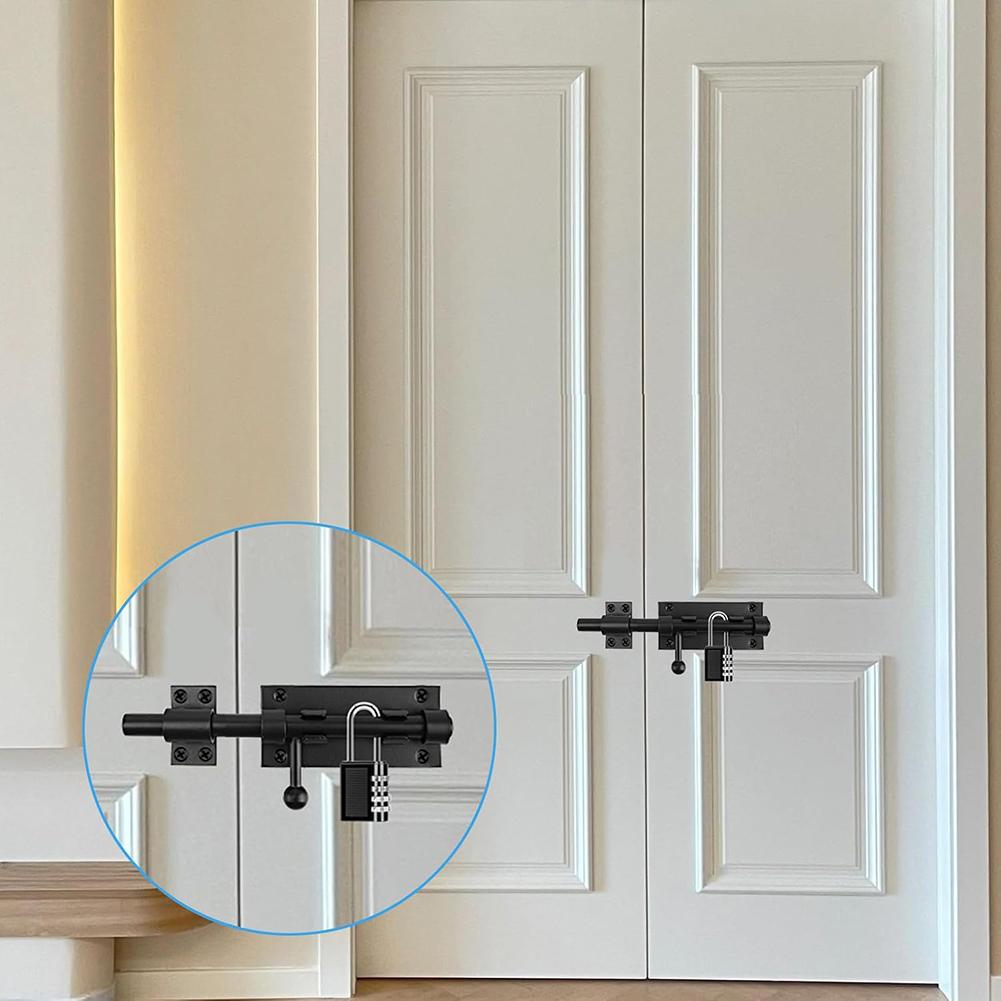 Sliding Latch Lock for Doors For Windows and Fences Easy Installation 201 Steel