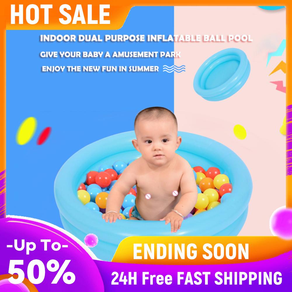PVC Children Inflatable Pool Bathing Tub Baby Kid Home Outdoor Swimming Pool Inflatable Swimming Pool for 0-3Y China Mainland