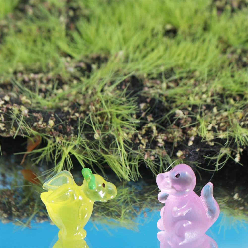 Resin Crafts Noctilucent Dinosaur Figurines DIY Micro Landscape Decoration Home Decorations