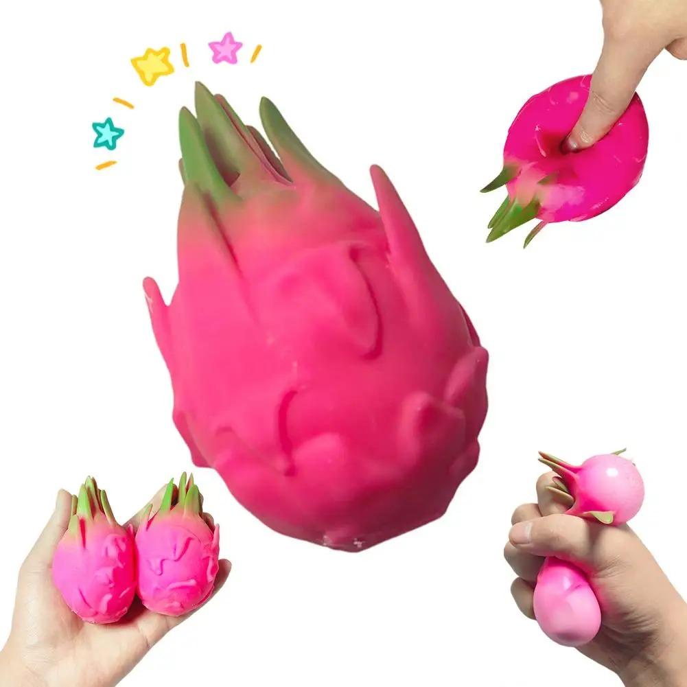 Fruit Boter Aardappel Aardbei Watermeloen Squishy Speelgoed Stressverlichting Sensorisch Knijpspeelgoed voor Kinderen Volwassenen