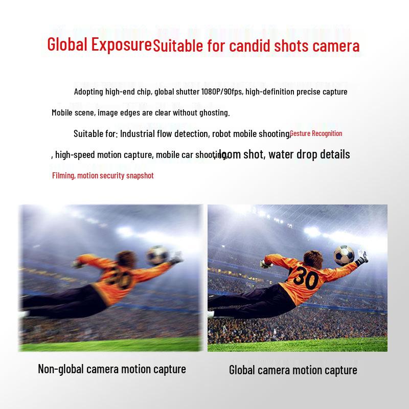 2MP HD USB-Kameramodul, 60/90/640 FPS, Kein Ghosting, Treiberlos für Drohnen