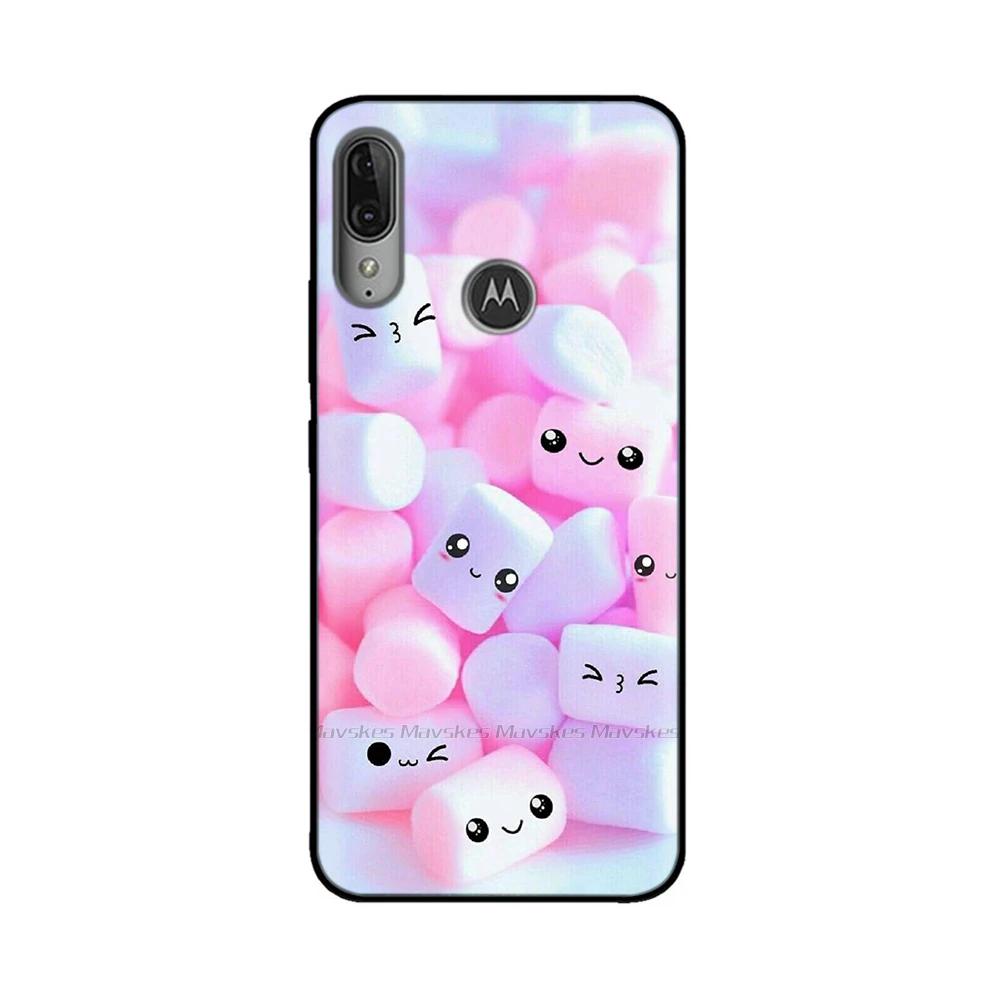 For Moto E6 Plus Case Soft Black Silicone Phone Back Cover For Motorola Moto E6 Play E6s 2020 MotoE6 Plus Case Cover Coque Funda