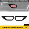 Gloss Black Rear Fog Light Lamp Accessories Covers For Jeep Grand Cherokee 2011+