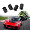 Car Aluminum Alloy Engine Hood Ventilation Spacer Riser Fit for 6mm Motor(Black)
