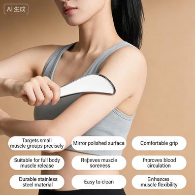 S-Shaped Muscle Relief Tool for Home Massage & Pain Recovery