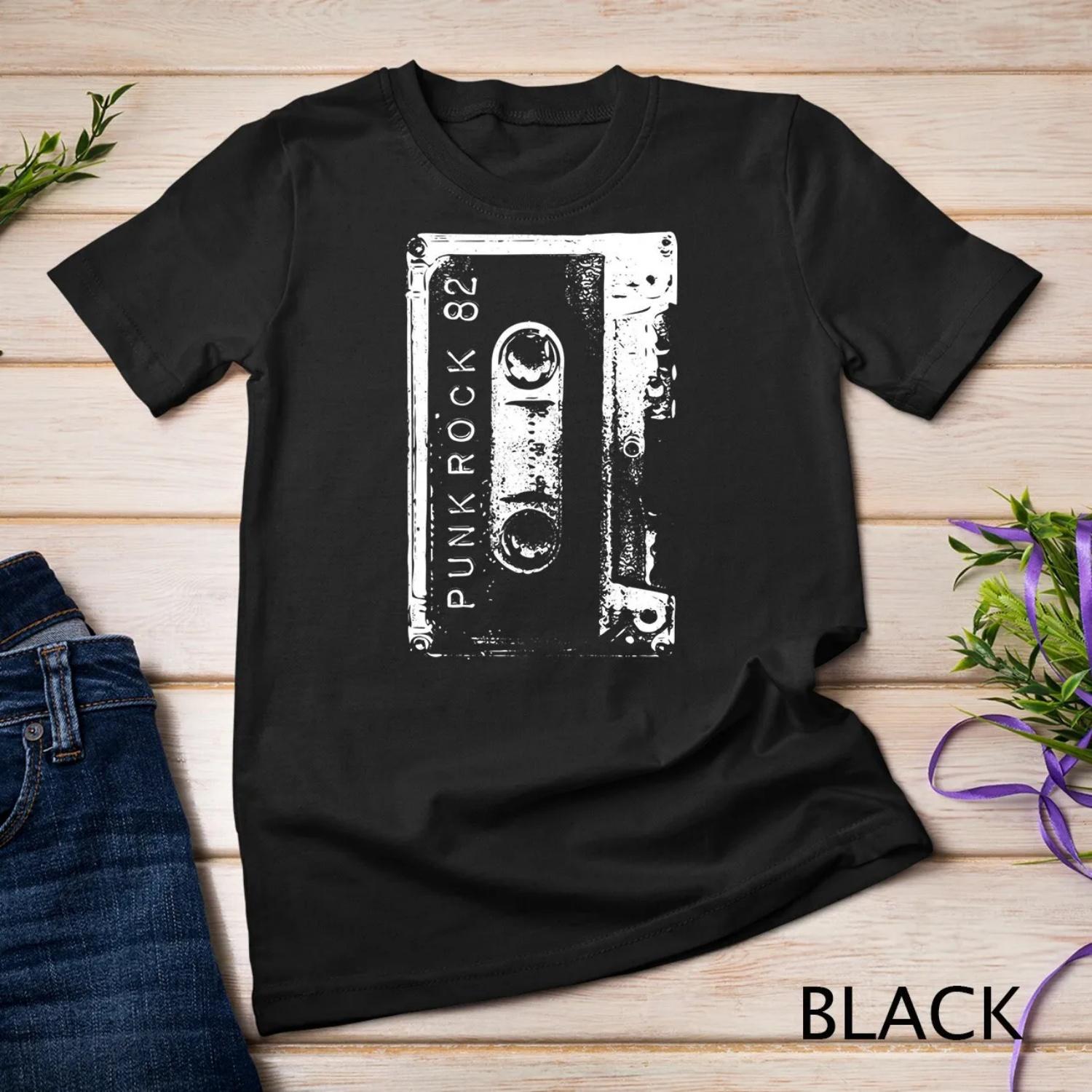 

Punk Rock 80_s Concert Mixtape Vintage T shirt S чёрный