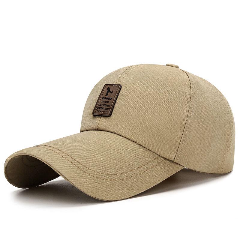 3.93 Inch Extended Brim Sandwich Baseball Hat Adjustable Classic Dad Hat Sun Protection Sport Hats Canvas Cap