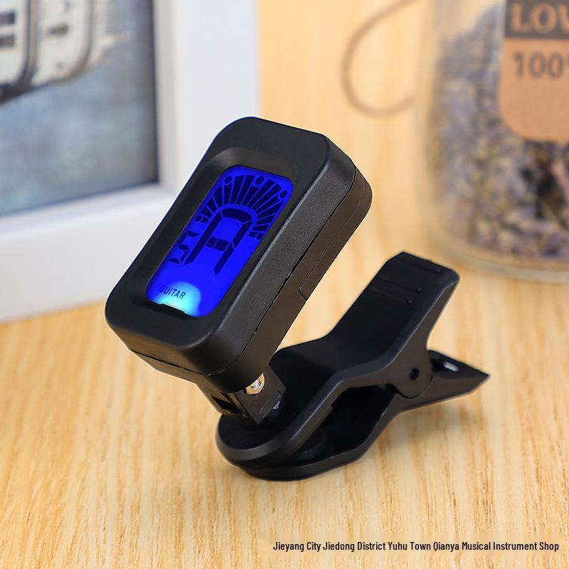 Multifunctional Electronic Tuner for Guitar, Violin, and Ukulele with Twelve Equal Temperament