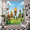 Wall TapestryDie Biene Maja Art Hanging Cloth Decorative Background Cover for Room Decoration