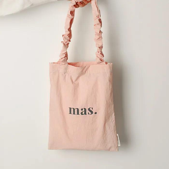Shirring Eco Bag _ Pink