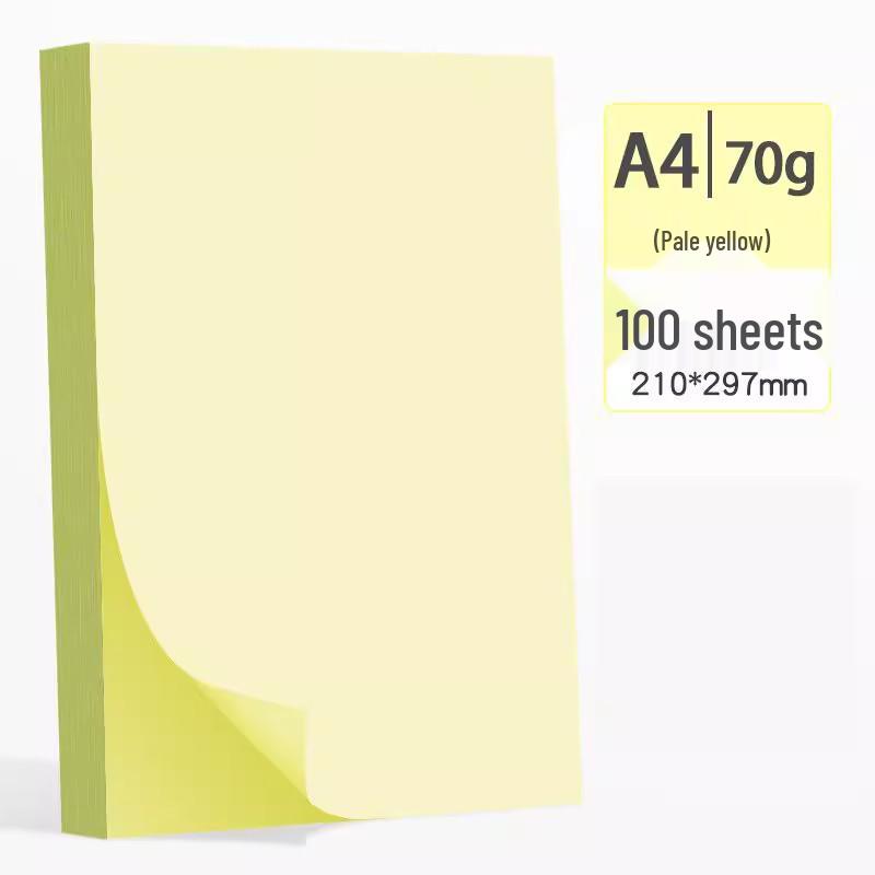 10-Color A4 Origami & Printing Paper, 70g, for Craft & Office Use