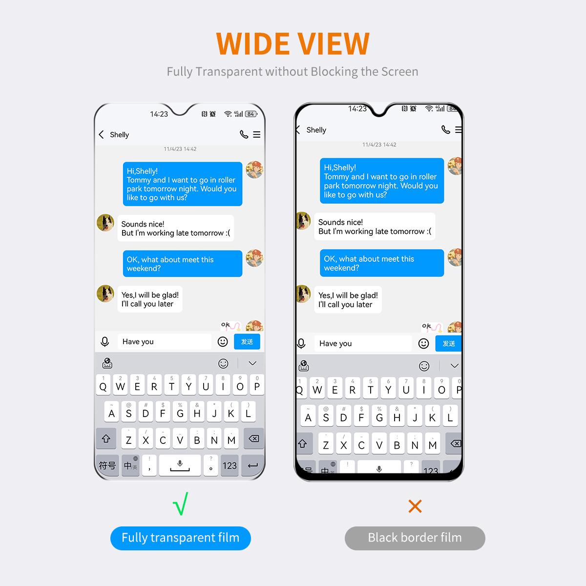 

ENKAY HAT PRINCE 10Pcs For Nokia G42 Screen Protector High Aluminum-silicon Glass Large Arc Edge As Shown A