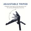 With Light and Microphone Phone Stand Stabilizer Rotating Fill Light Table Tripod for Phone  Makeup
